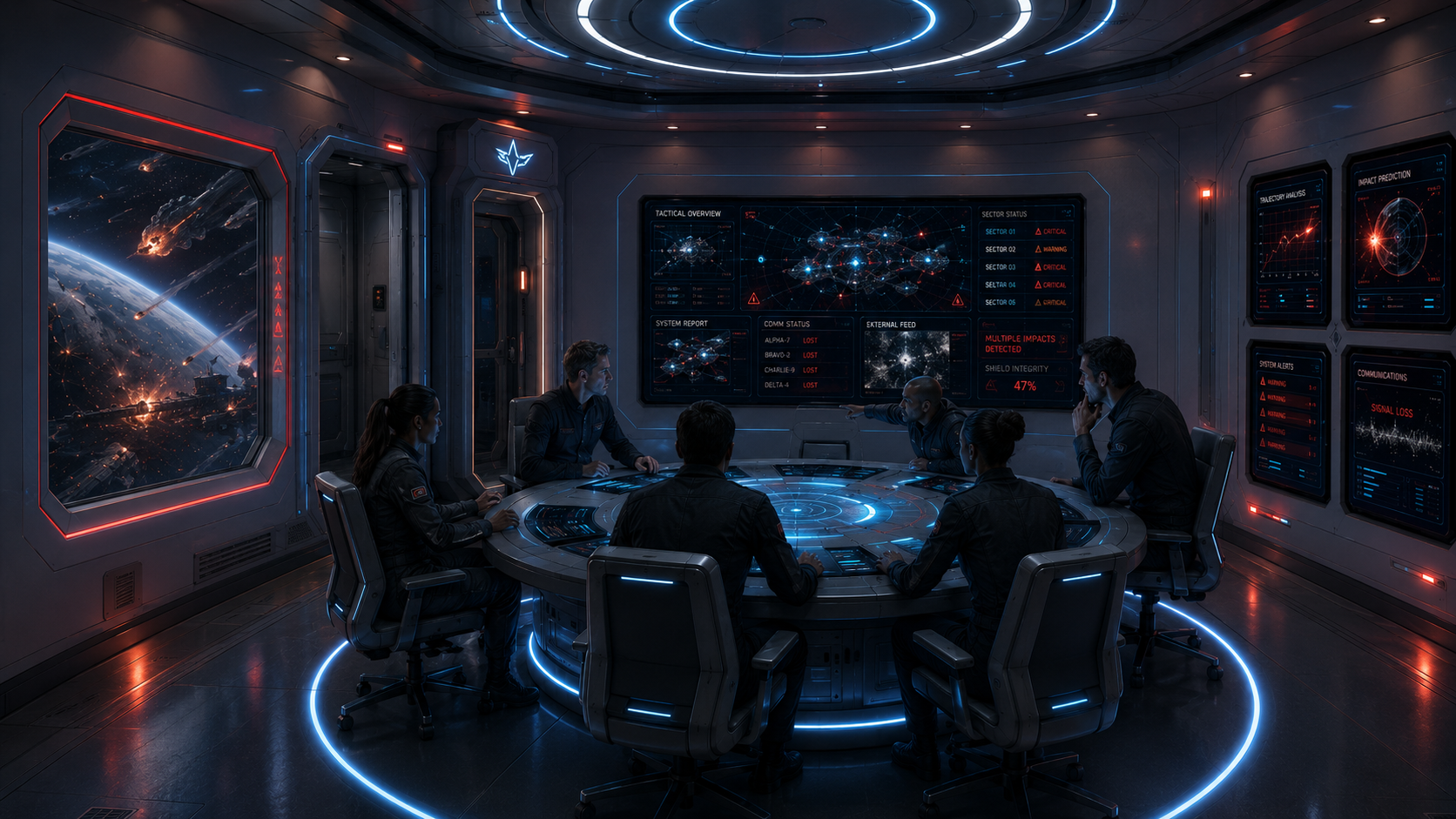 Ofir leadership simulation — control room